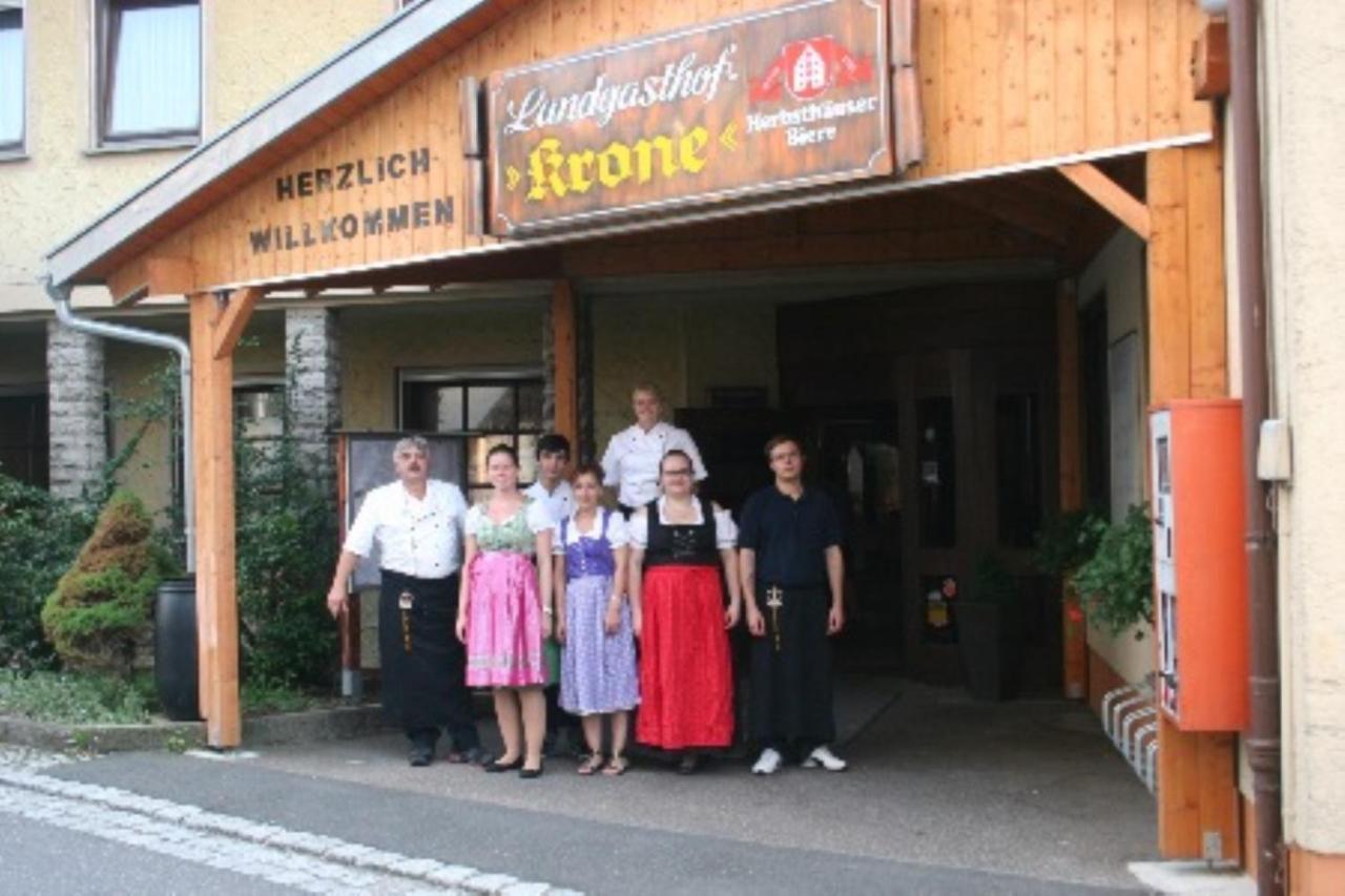 Landgasthof Zur Krone Krautheim ภายนอก รูปภาพ